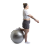 Bola de Pilates - Cinza - 65cm - Foto 5